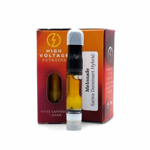 High Voltage Extracts HTFSE + Distillate Cartridge Melonade
