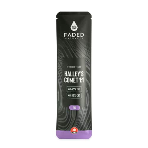 Faded Extracts Halley’s Comet