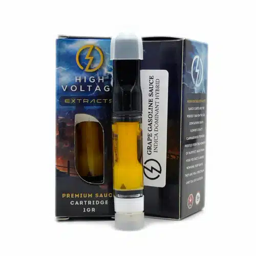 High Voltage Extracts Sauce Carts Gasoline