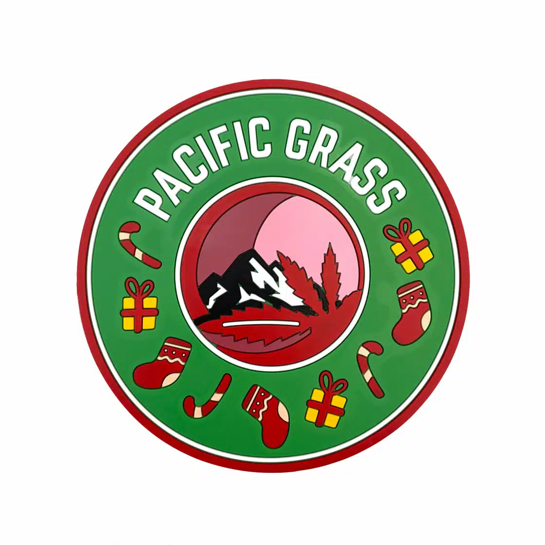 pacific grass holiday silicone Coasters