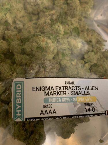 Enigma Extracts - Alien Marker - Smalls photo review