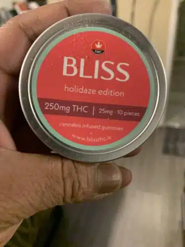 Bliss Gummies - Holidaze Edition - 250mg photo review