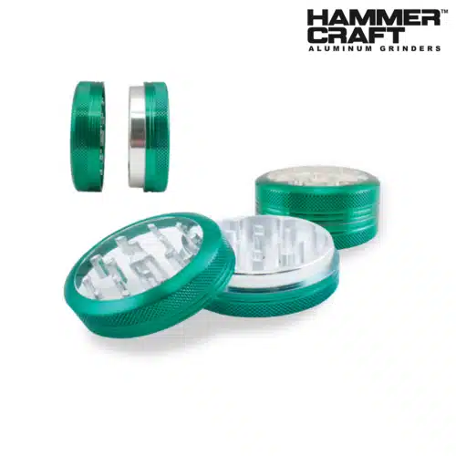Hammercraft Clear Top Grinder Green
