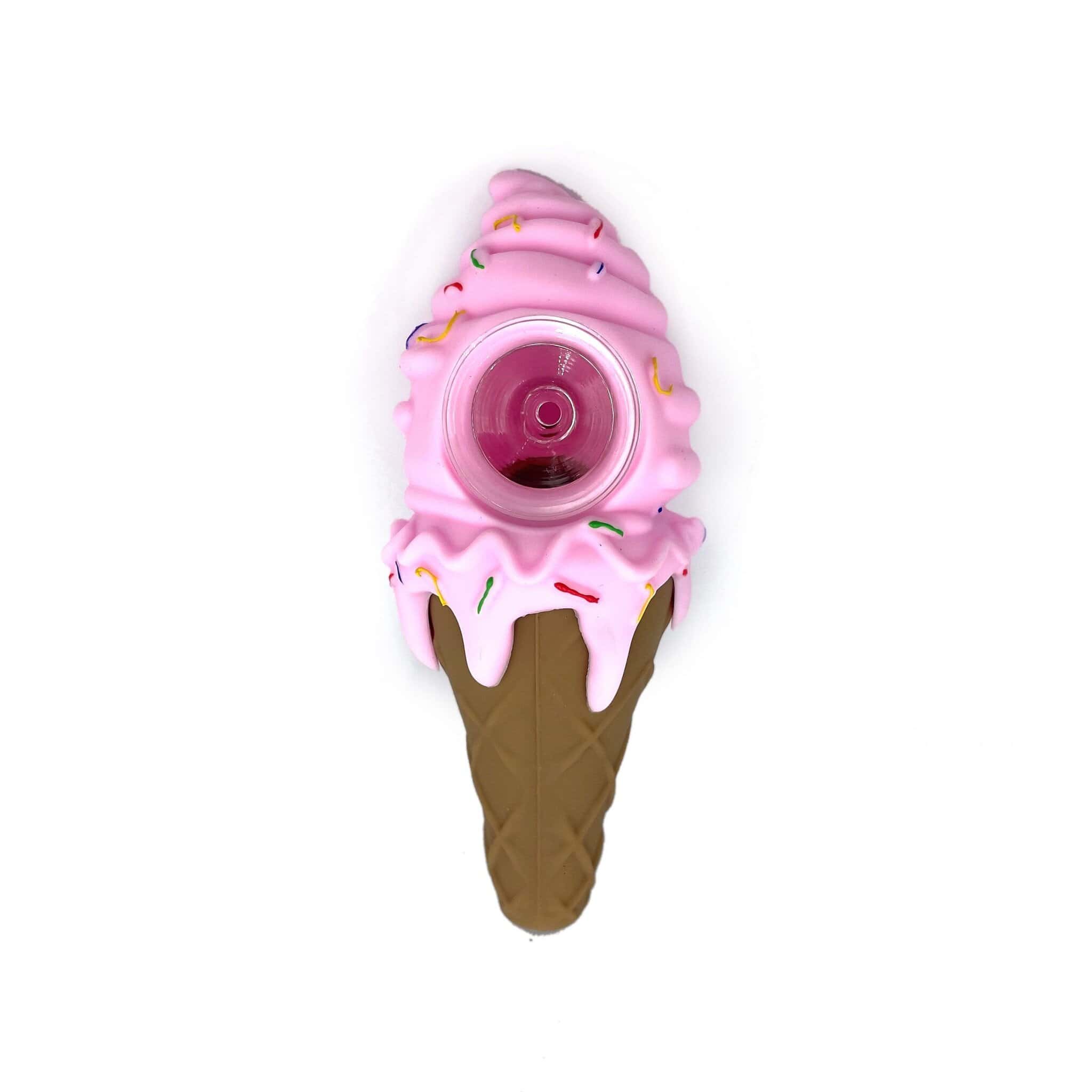 Ice Cream Cone Silicone Pipe
