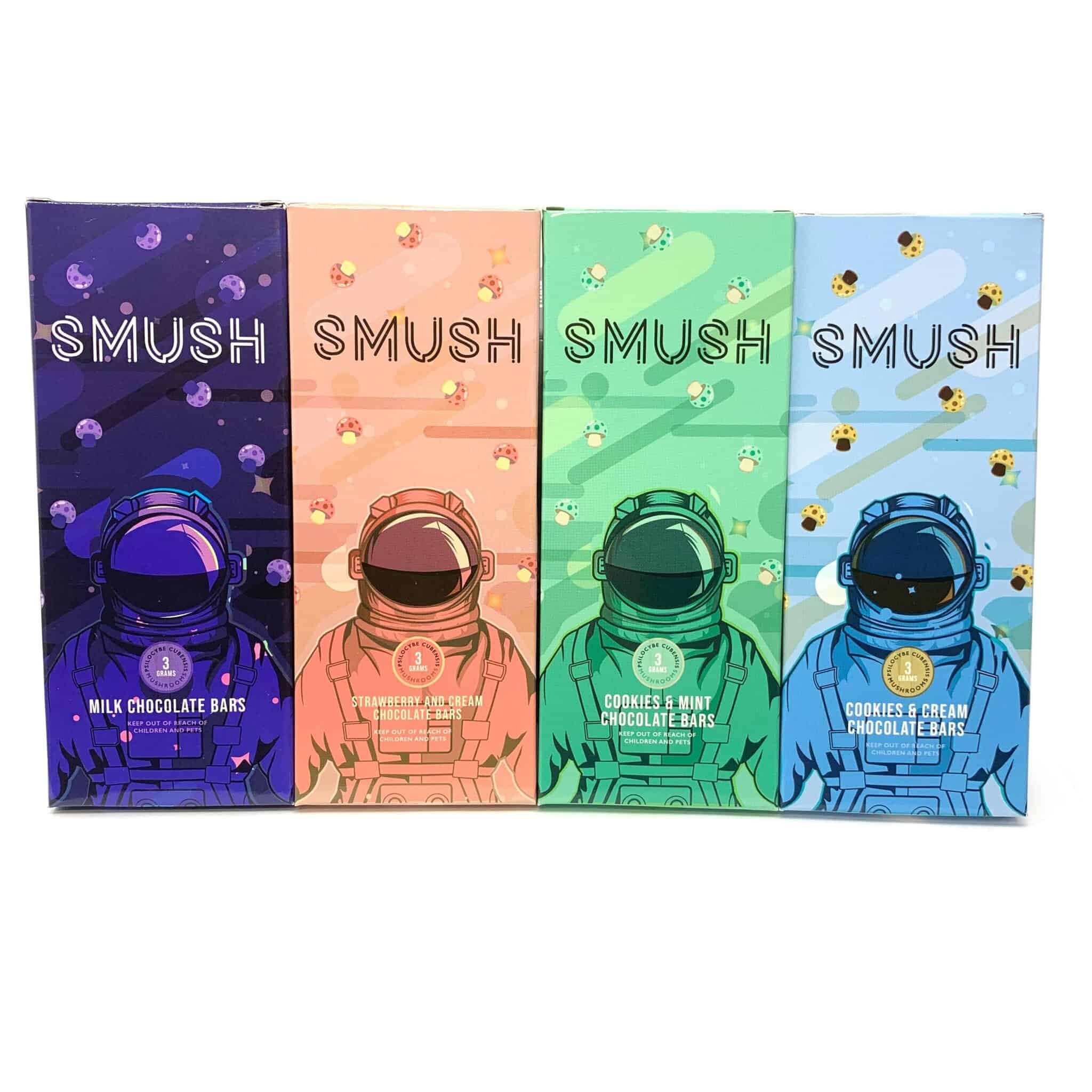 Smush - Mushroom Chocolate Bars