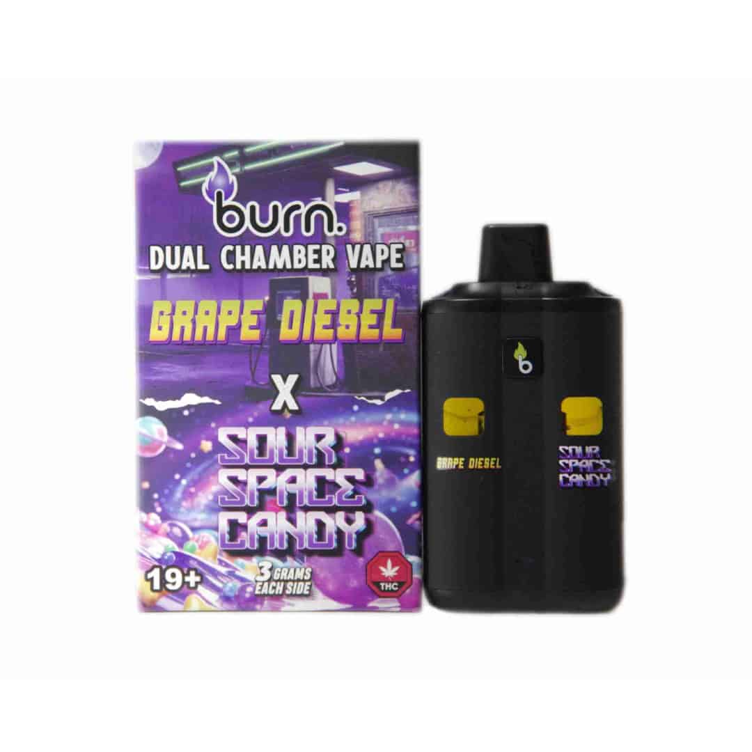 Buy Burn Dual Chamber Disposable Vape - 6G | Pacific Grass