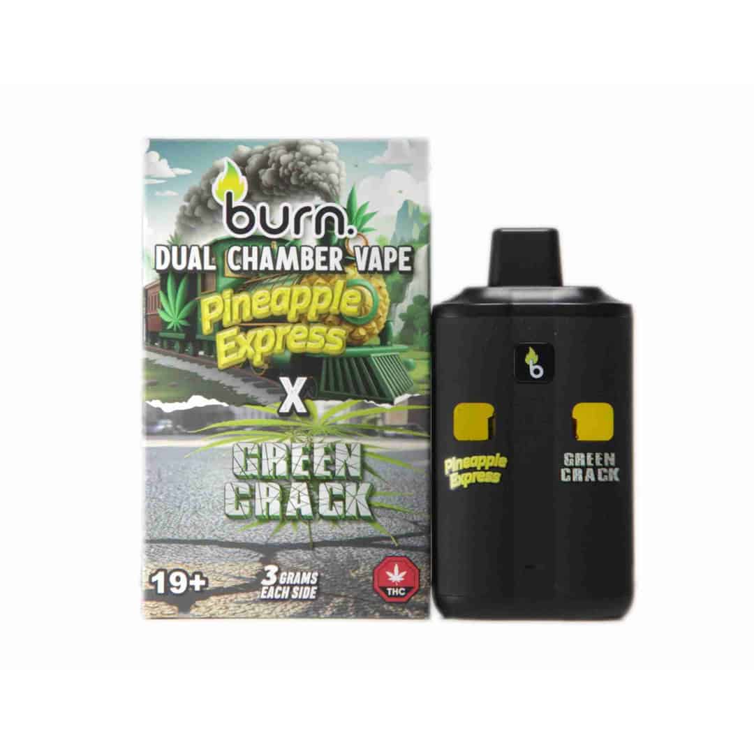 Buy Burn Dual Chamber Disposable Vape - 6G | Pacific Grass Buy Burn Dual Chamber Disposable Vape - 6G | Pacific Grass